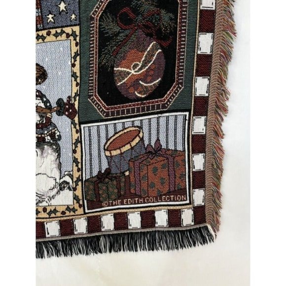 Goodwin Weavers The Edith Collection Christmas Blanket Holiday Tapestry/Throw - Picture 5 of 11
